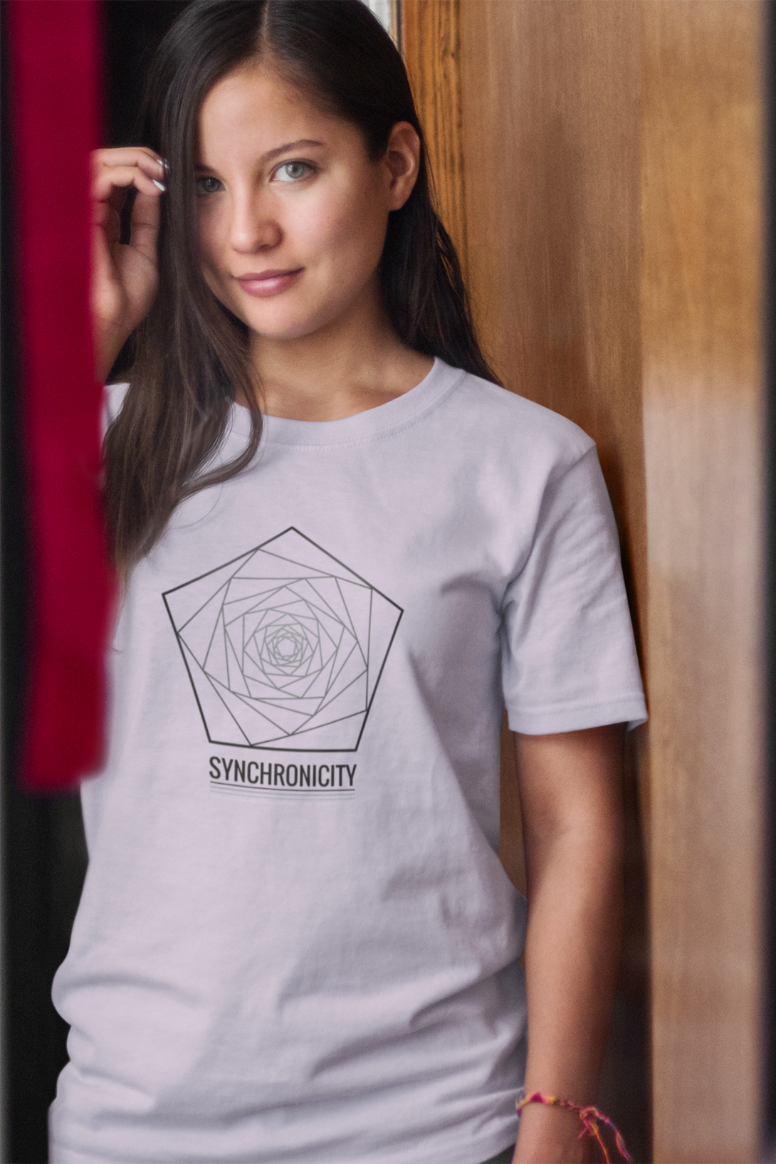 Sacred Geometry Printed T-Shirt For Women - WowWaves - 4