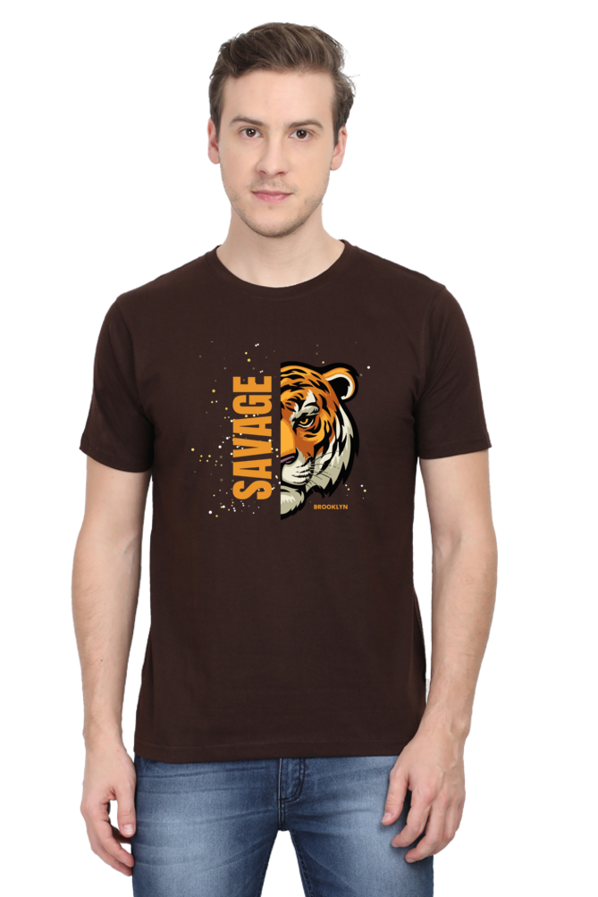 Save The Tiger Printed T-Shirt For Men - WowWaves - 9