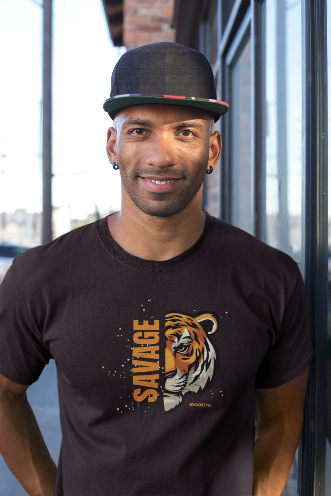 Save The Tiger Printed T-Shirt For Men - WowWaves - 7