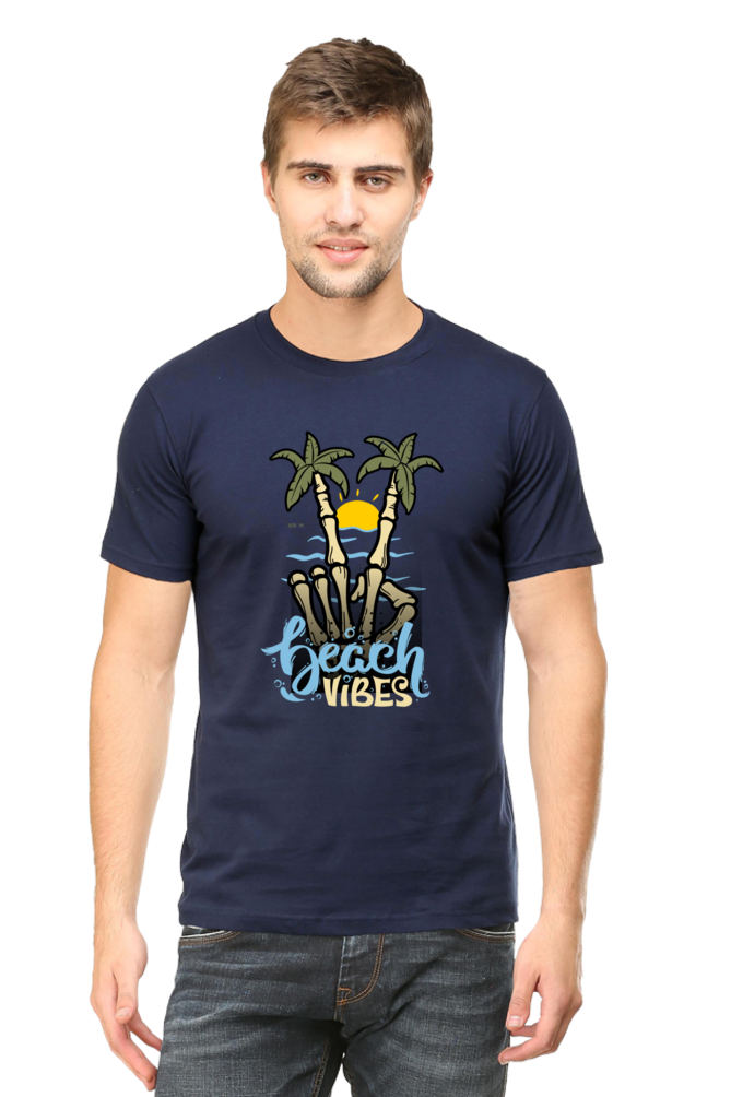 Beach Vibes Printed T-Shirt For Men - WowWaves - 8