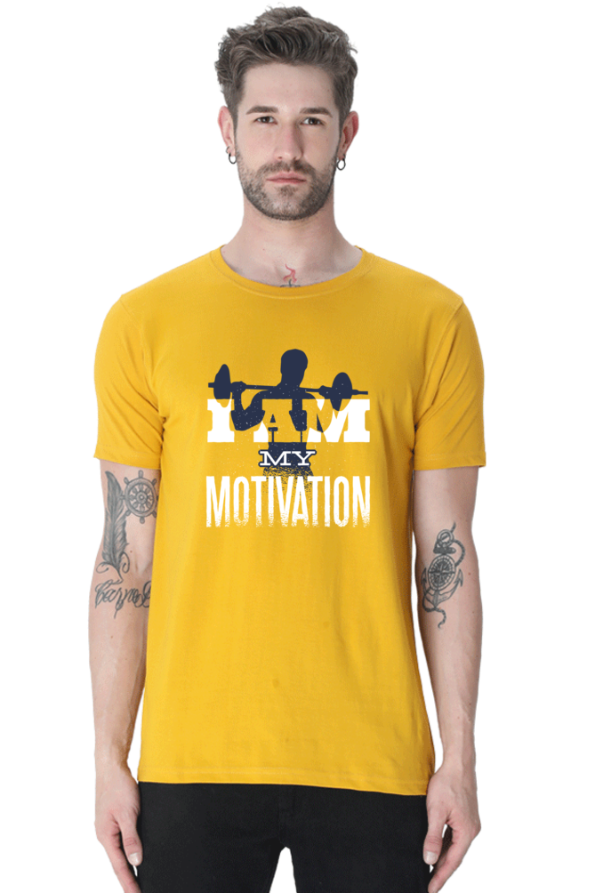 Self-Lifter Printed T-Shirt For Men - WowWaves - 9