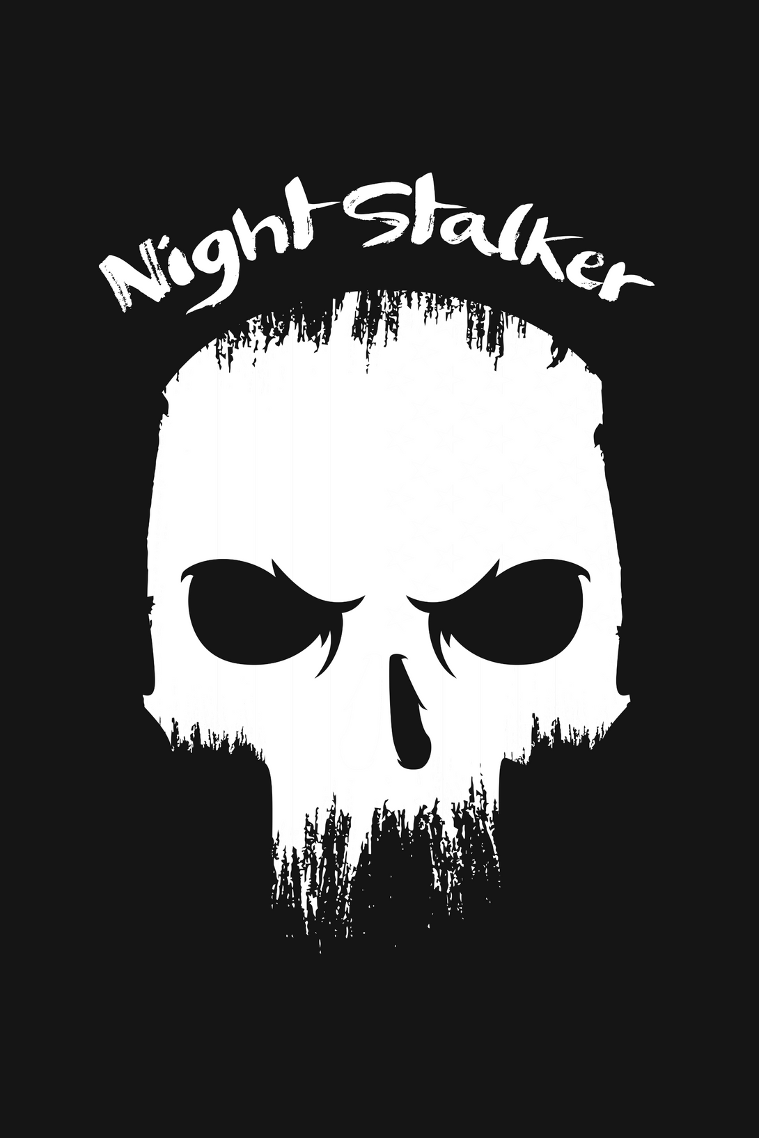 Skull Night Stalker Printed T Shirt For Men - WowWaves - 1