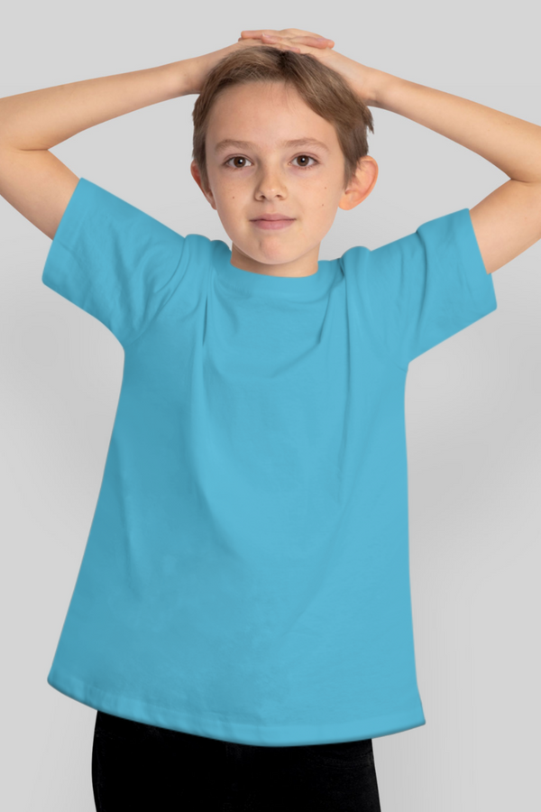 Skyblue T-Shirt For Boy - WowWaves