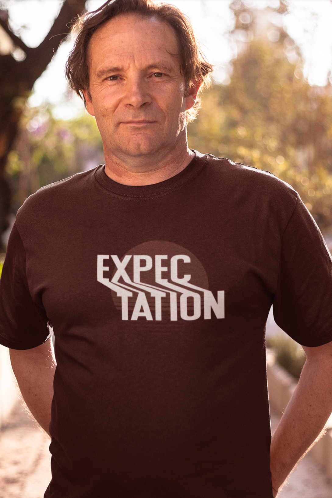 Expectation Typography Design Printed T-Shirt For Men - WowWaves - 4