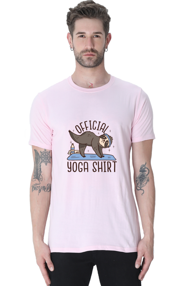 Official Yoga Sloth Printed T-Shirt For Men - WowWaves - 9