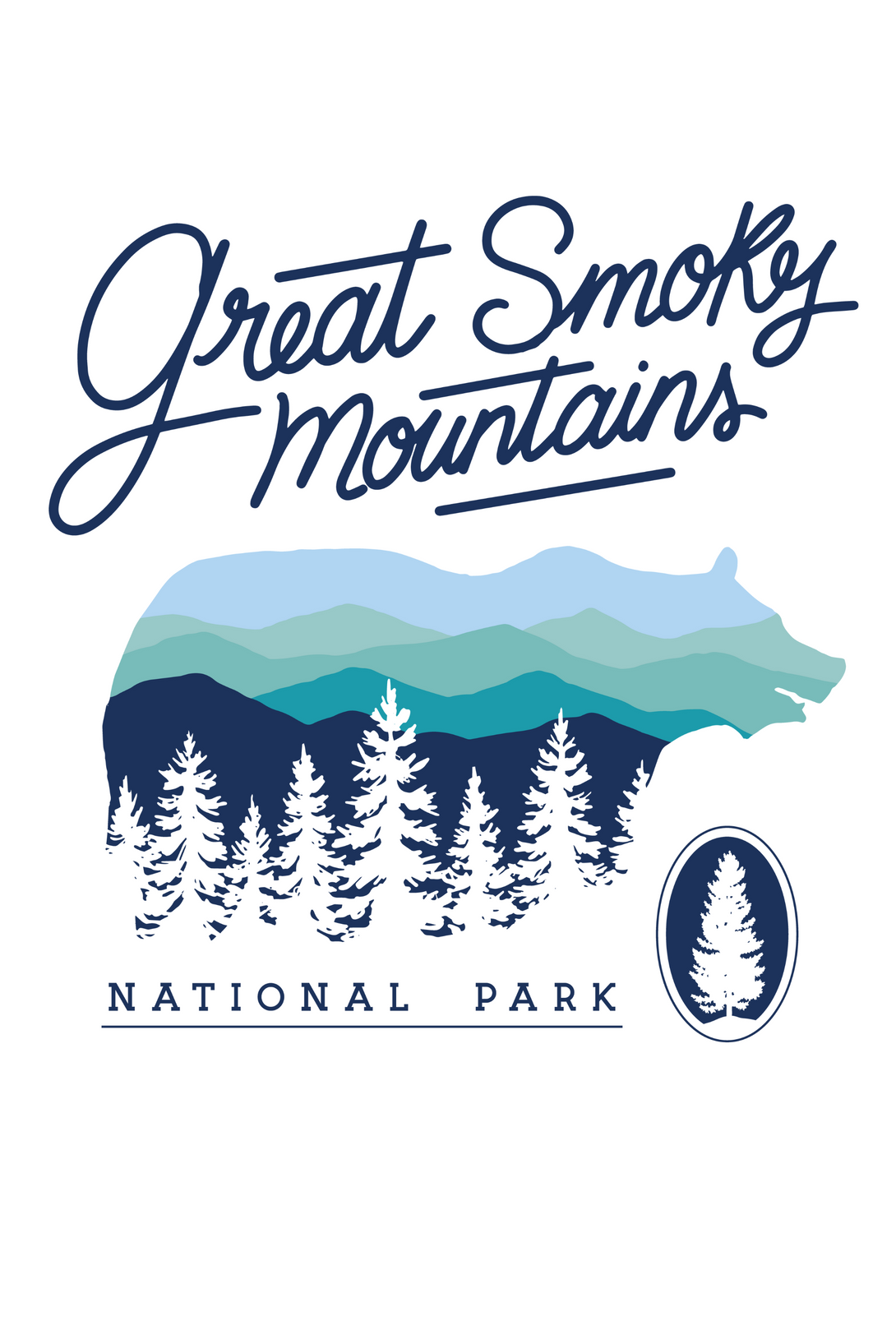 Smoky Summit Printed T-Shirt For Men - WowWaves - 1