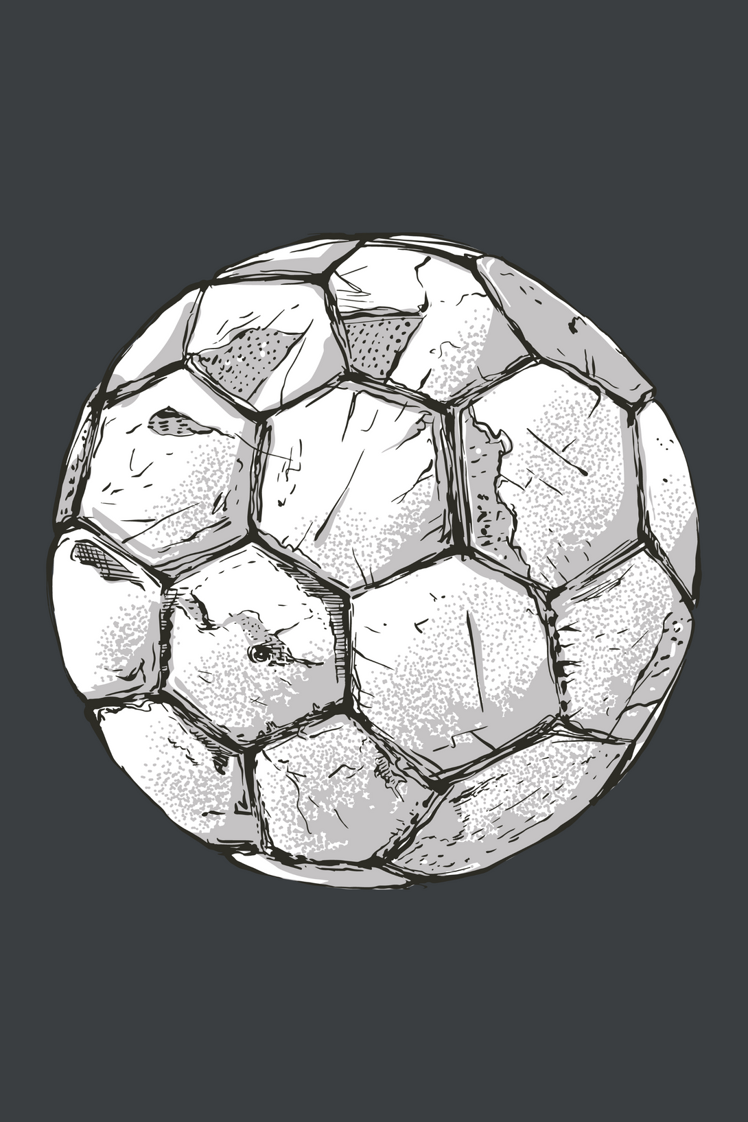 Soccer Ball Printed T-Shirt For Men - WowWaves - 1