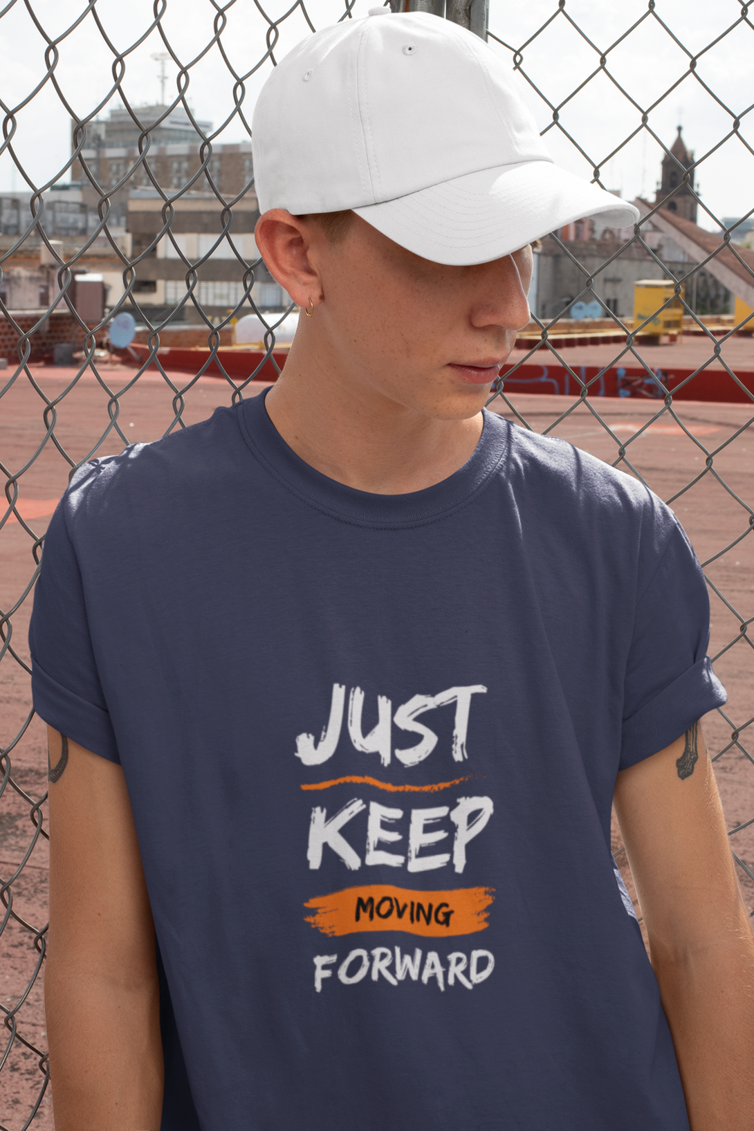 Keep Moving Forward Printed T-Shirt For Men - WowWaves - 5