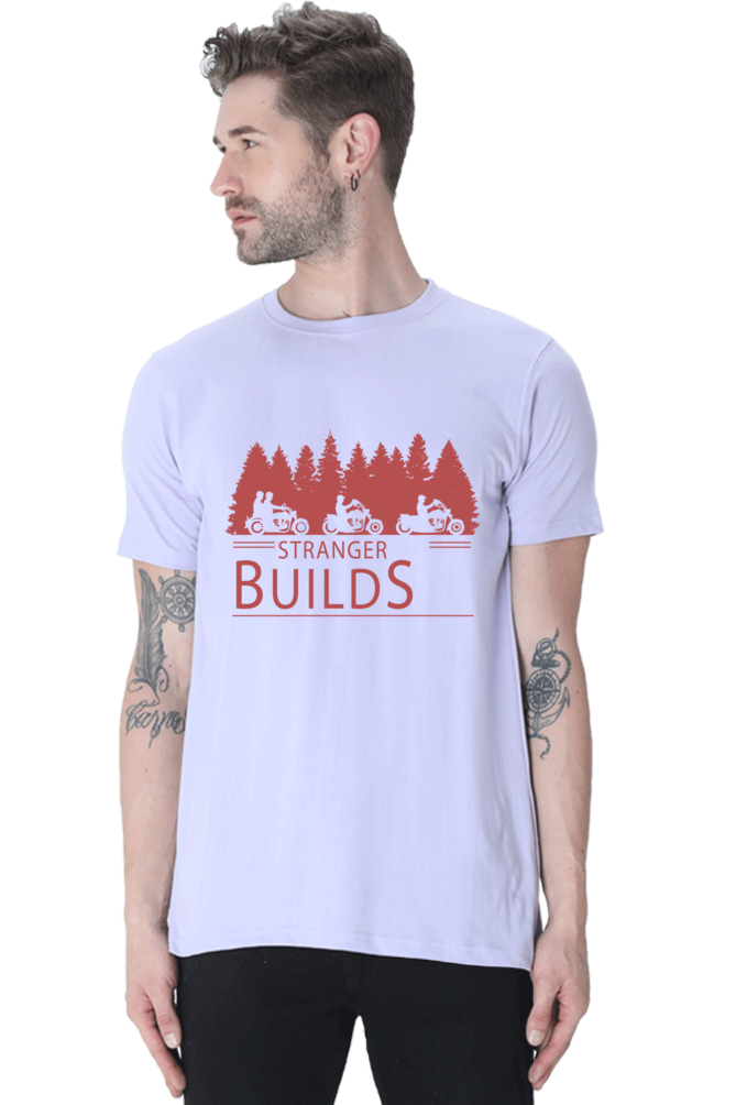 Stranger Builds Printed T-Shirt For Men - WowWaves - 10