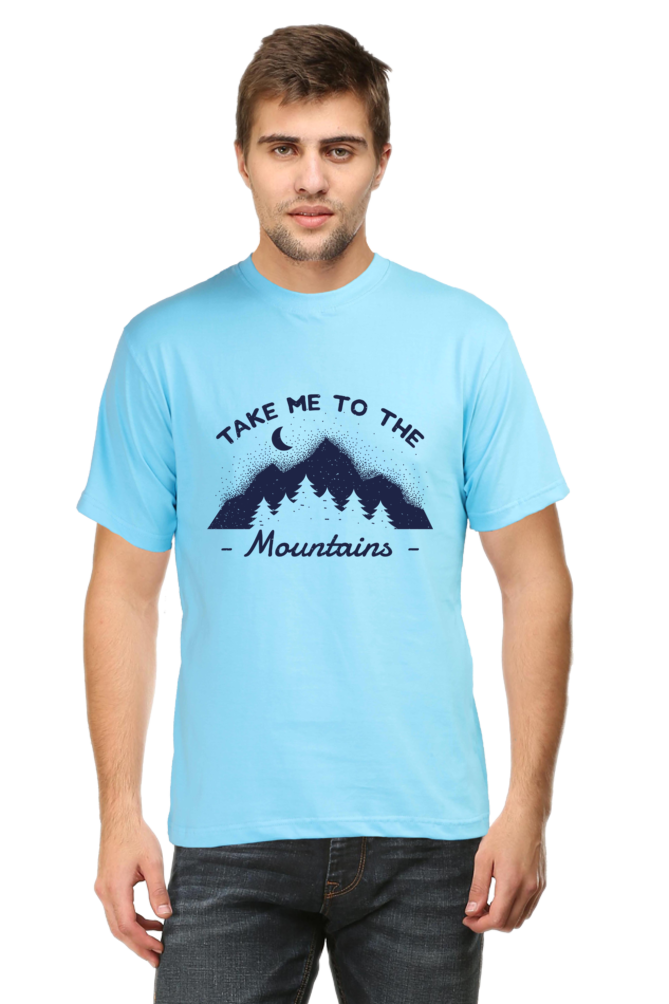 Take Me To The Mountains Printed T-Shirt For Men - WowWaves - 6