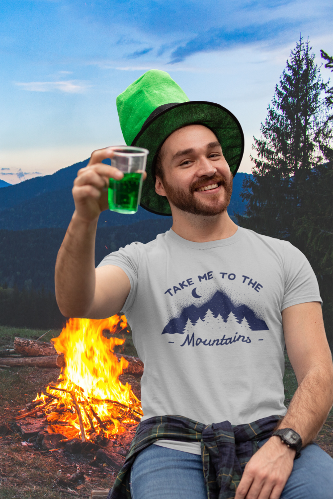 Take Me To The Mountains Printed T-Shirt For Men - WowWaves - 2
