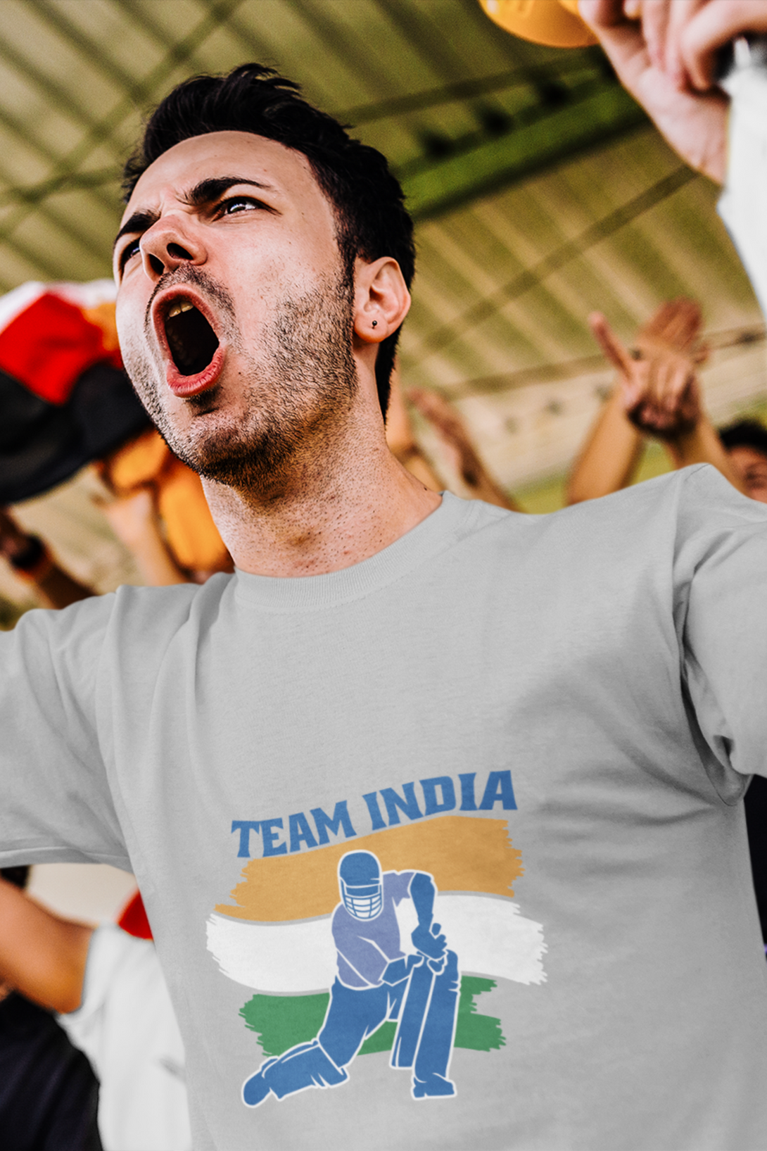 Team India Cricket Printed T-Shirt For Men - WowWaves - 3
