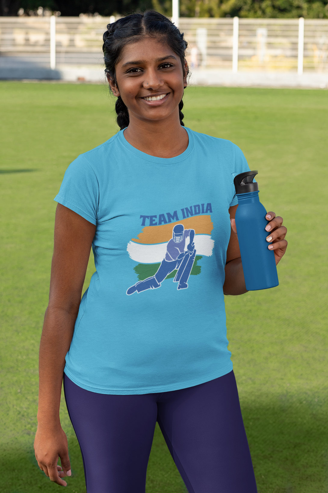 Team India Cricket Printed T-Shirt For Women - WowWaves - 5