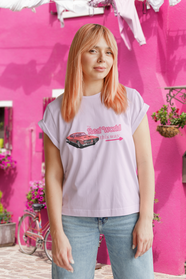The Real World This Way Printed T-Shirt For Women - WowWaves