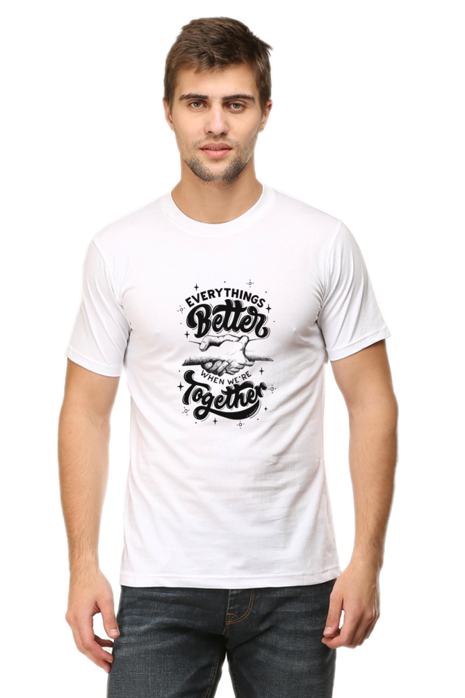 Together Forever Printed T-Shirt For Men - WowWaves - 6