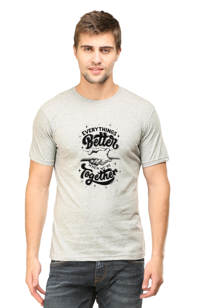 Together Forever Printed T-Shirt For Men - WowWaves - 7