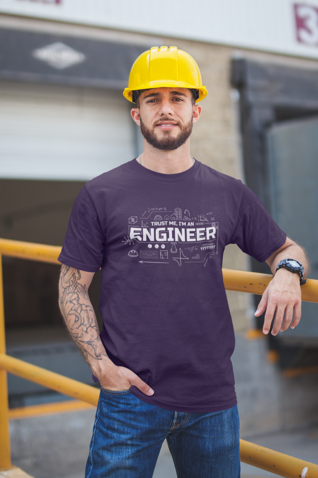 Trust Me, I'M An Engineer Printed T-Shirt For Men - WowWaves - 3