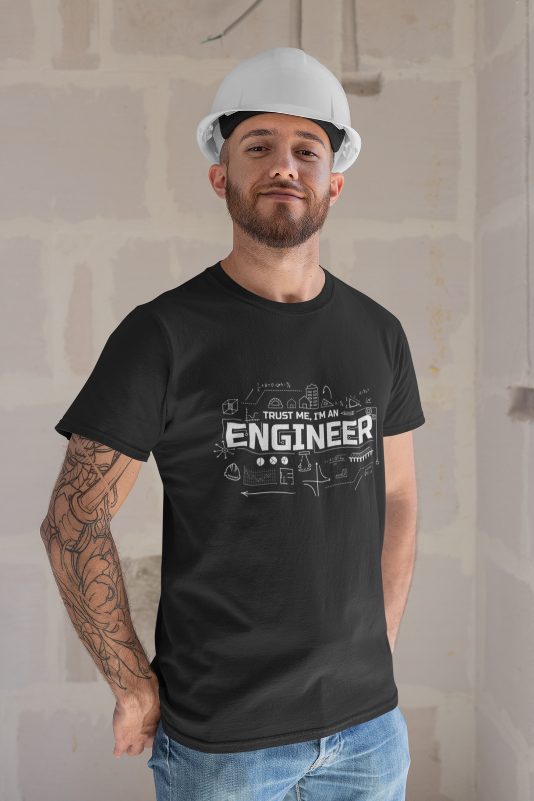 Trust Me, I'M An Engineer Printed T-Shirt For Men - WowWaves - 7