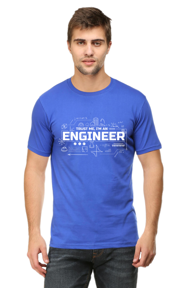 Trust Me, I'M An Engineer Printed T-Shirt For Men - WowWaves - 13
