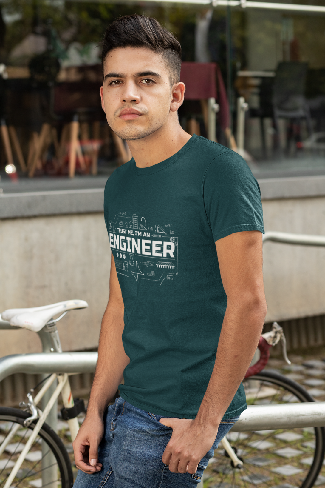 Trust Me, I'M An Engineer Printed T-Shirt For Men - WowWaves - 5