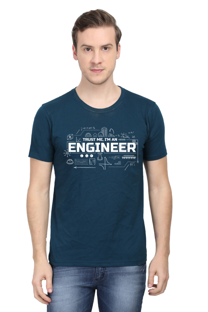 Trust Me, I'M An Engineer Printed T-Shirt For Men - WowWaves - 10