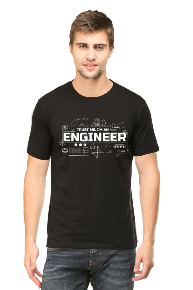 Trust Me, I'M An Engineer Printed T-Shirt For Men - WowWaves - 12