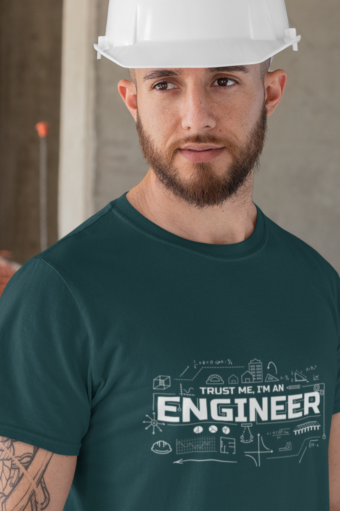 Trust Me, I'M An Engineer Printed T-Shirt For Men - WowWaves - 2