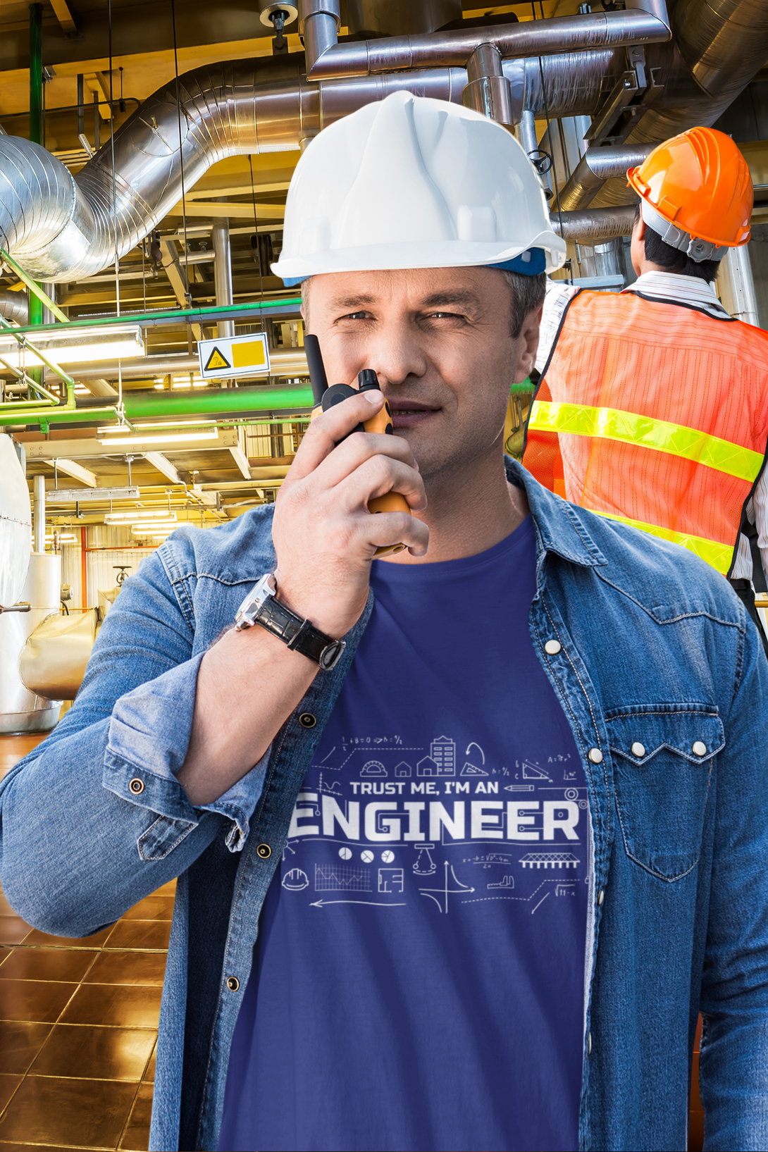 Trust Me, I'M An Engineer Printed T-Shirt For Men - WowWaves
