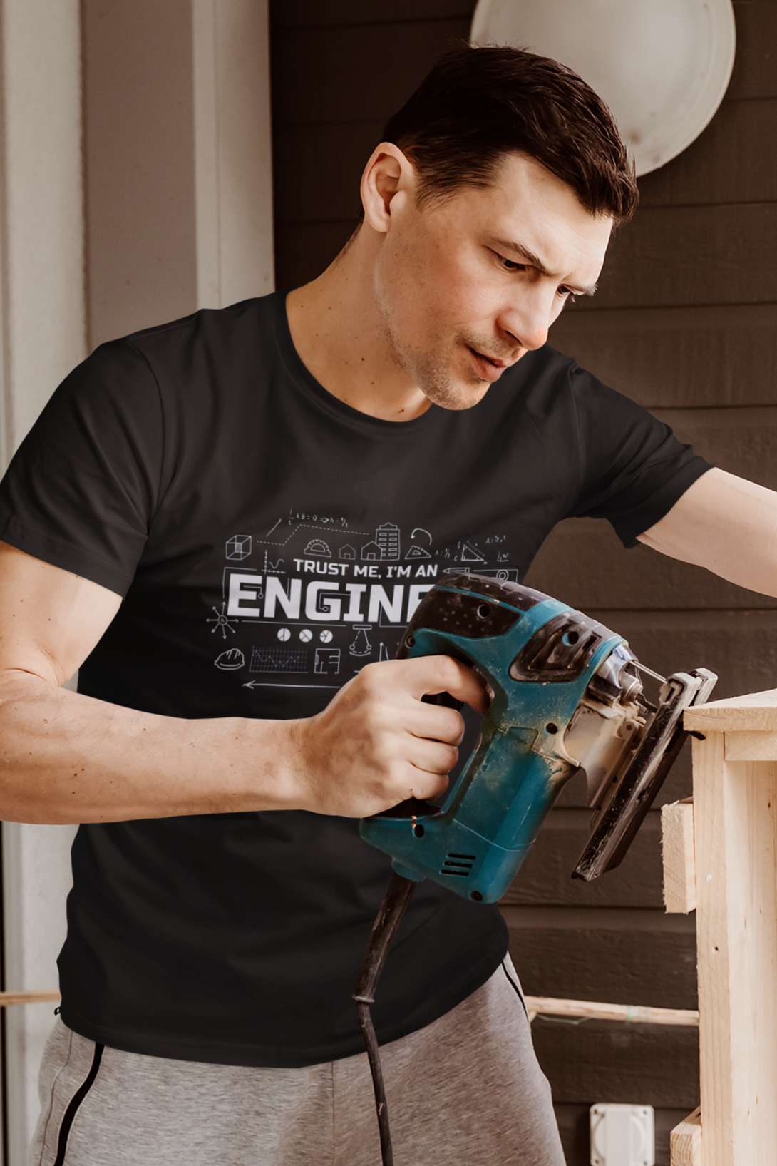 Trust Me, I'M An Engineer Printed T-Shirt For Men - WowWaves - 6