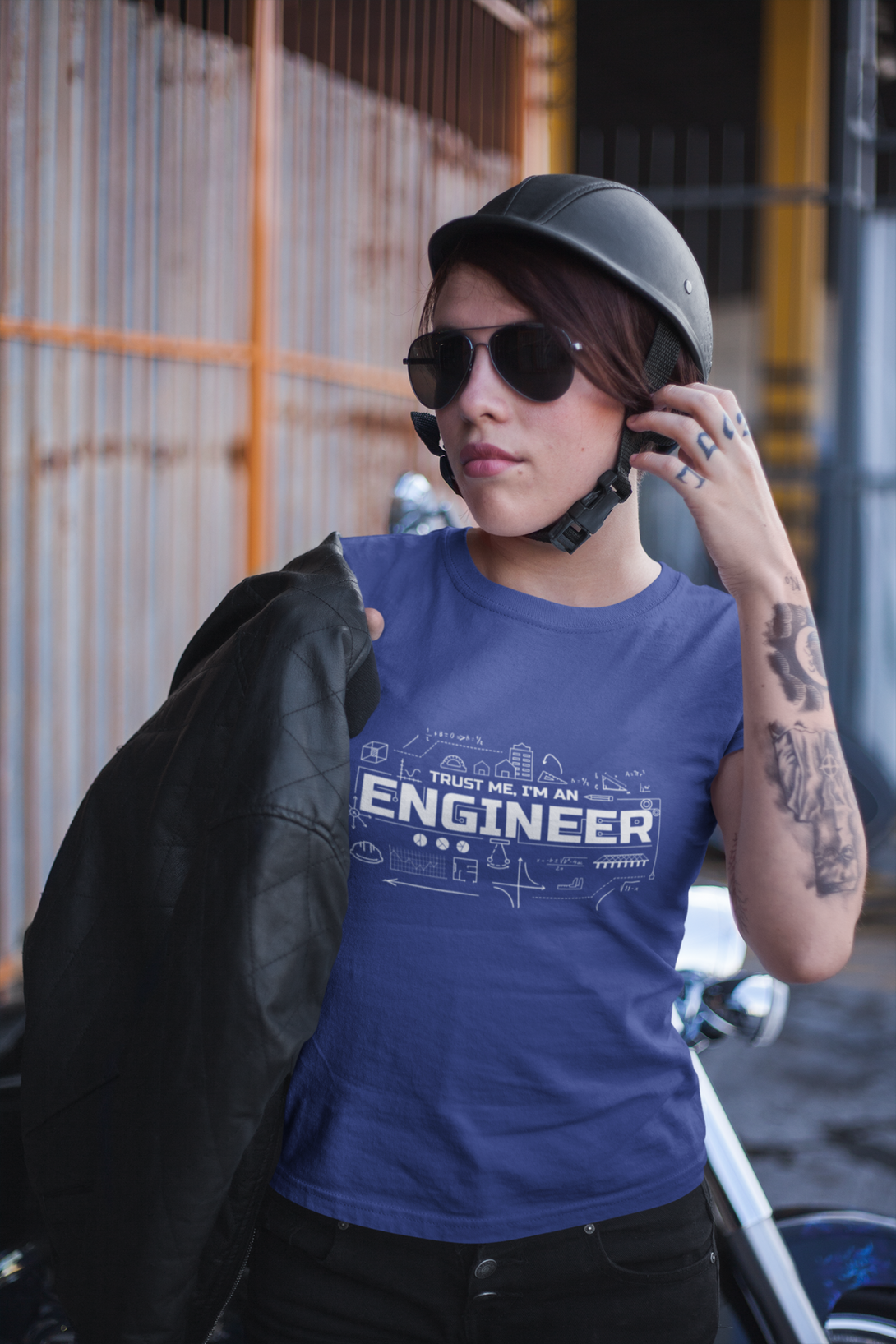 Trust Me, I'M An Engineer Printed T-Shirt For Women - WowWaves - 6