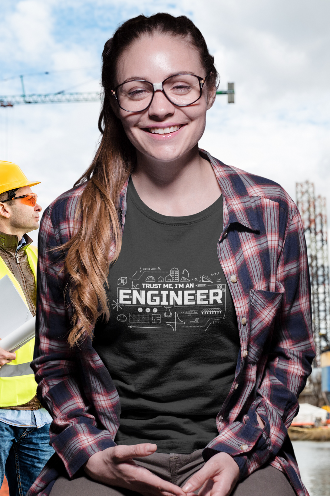 Trust Me, I'M An Engineer Printed T-Shirt For Women - WowWaves - 7