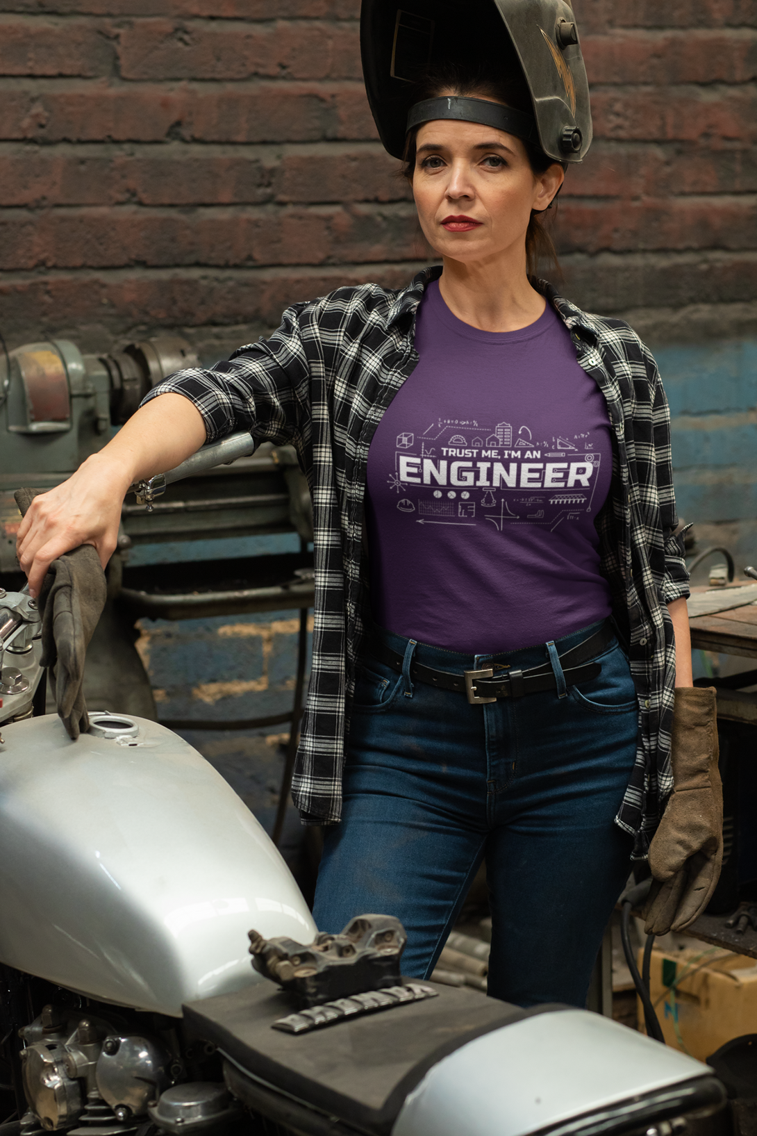 Trust Me, I'M An Engineer Printed T-Shirt For Women - WowWaves - 4