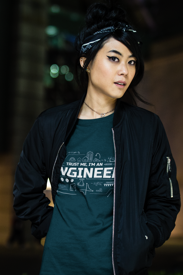 Trust Me, I'M An Engineer Printed T-Shirt For Women - WowWaves