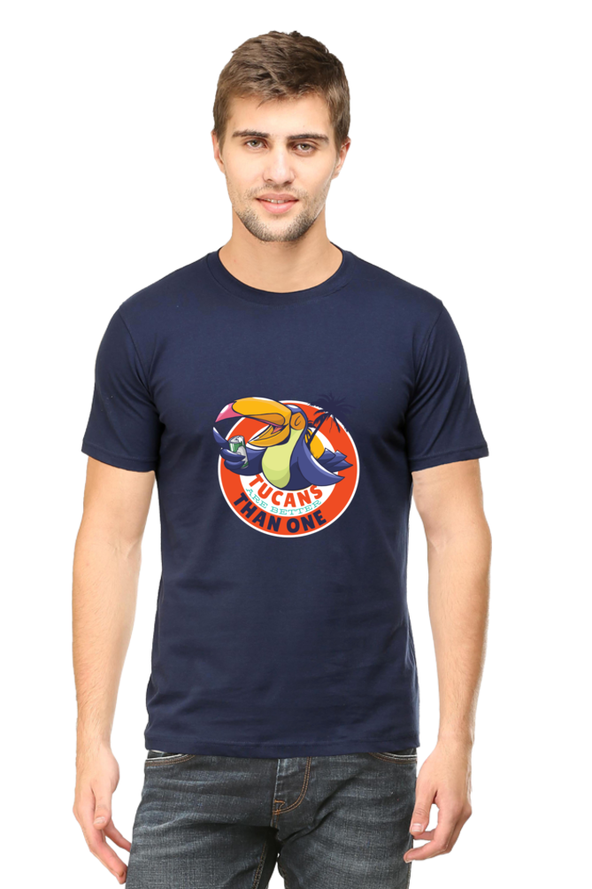 Tucans Are Better Tha One Printed T-Shirt For Men - WowWaves - 10