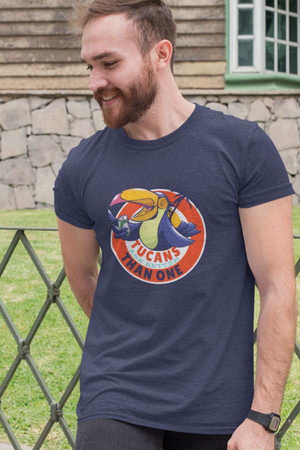 Tucans Are Better Tha One Printed T-Shirt For Men - WowWaves