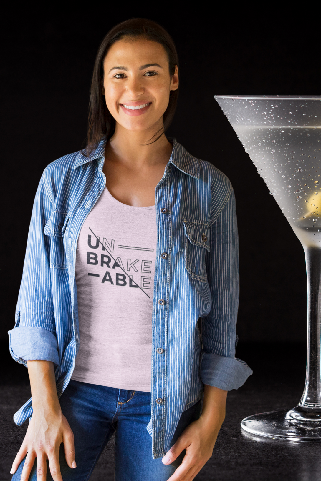 Unbreakable Printed Scoop Neck T-Shirt For Women - WowWaves - 4