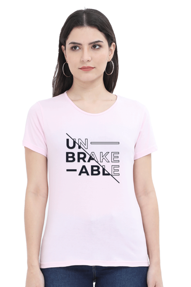 Unbreakable Printed Scoop Neck T-Shirt For Women - WowWaves - 13