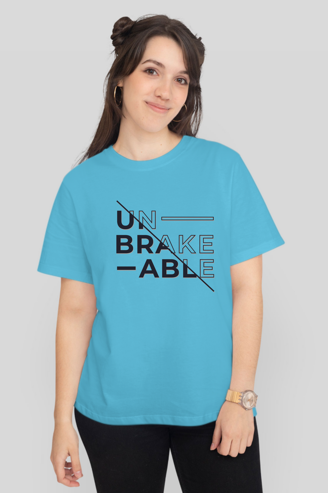 Unbreakable Printed T-Shirt For Women - WowWaves - 10