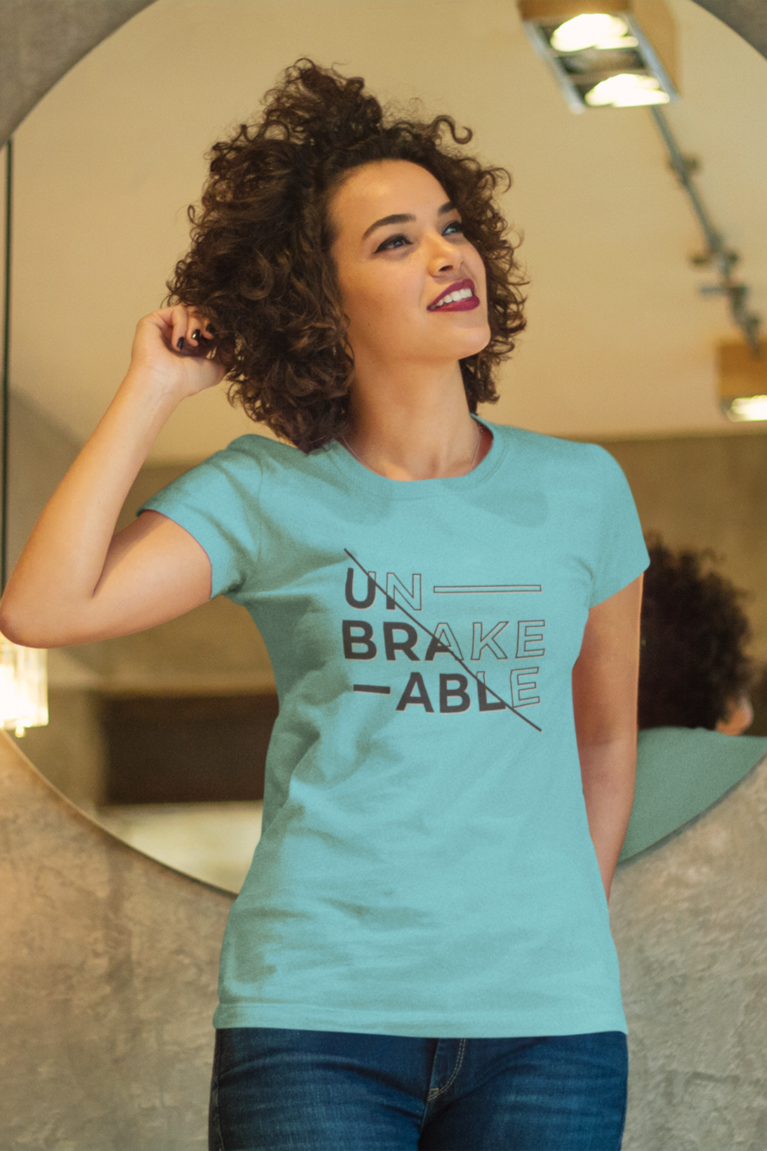 Unbreakable Printed T-Shirt For Women - WowWaves - 2