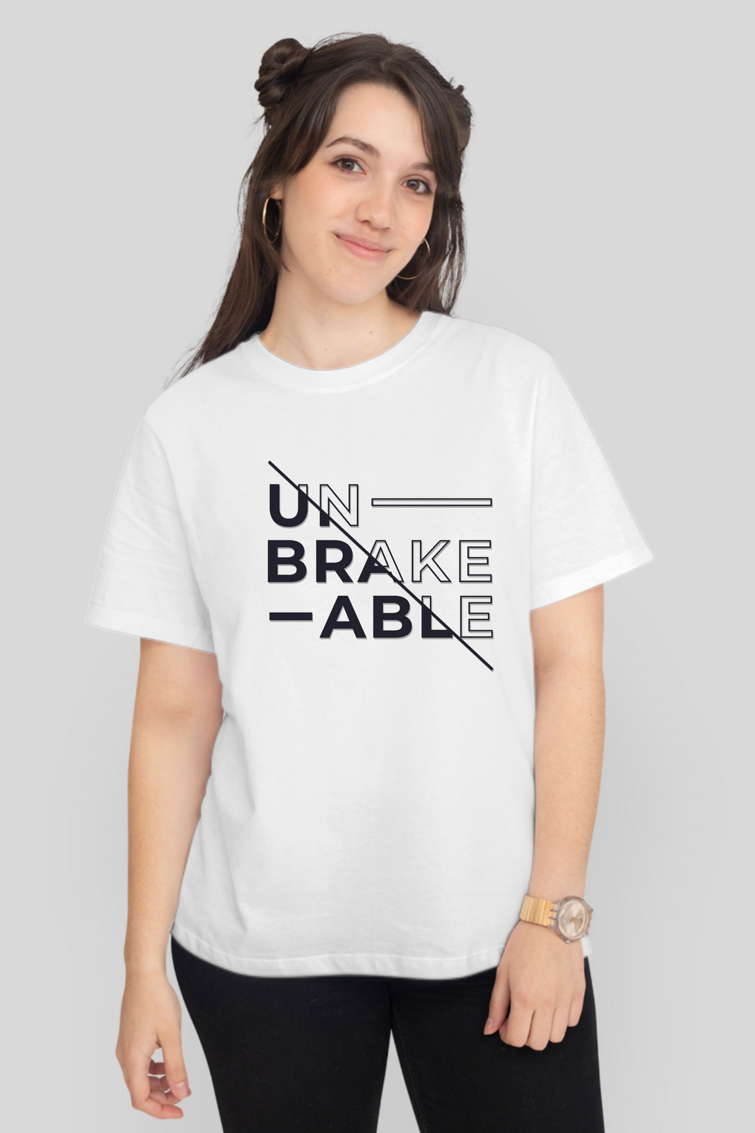 Unbreakable Printed T-Shirt For Women - WowWaves - 12