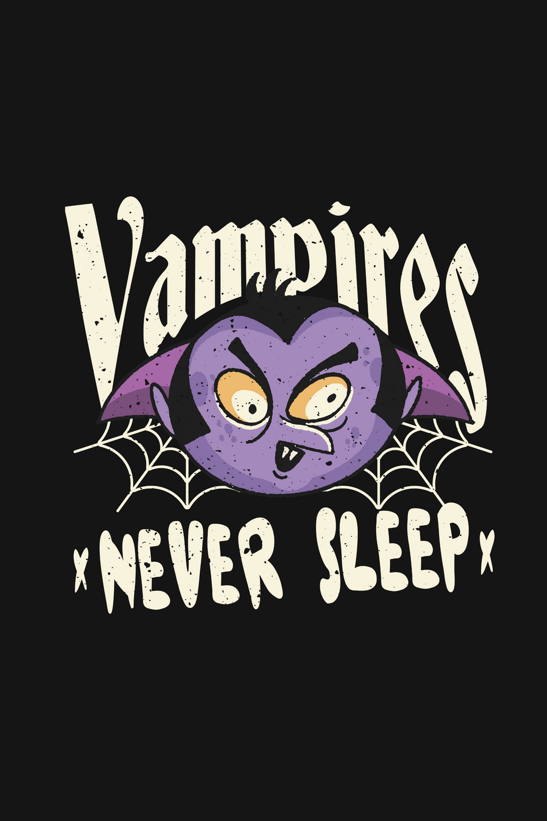 Vampires Never Sleep Printed T-Shirt For Men - WowWaves - 1
