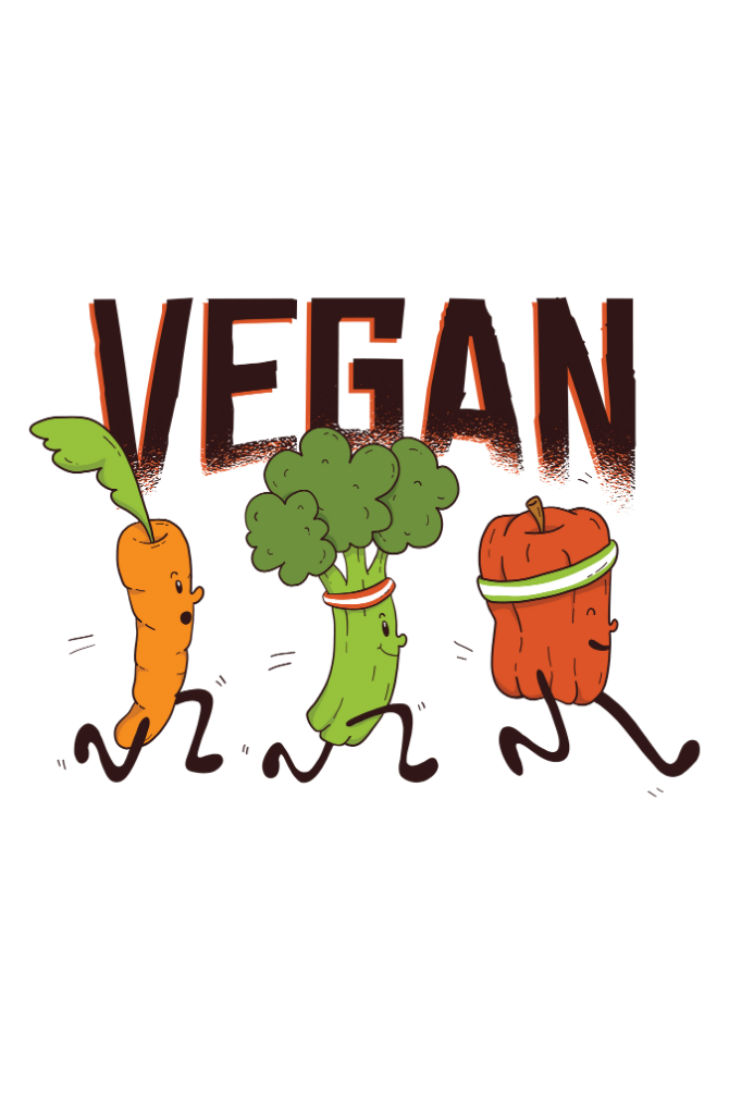 Vegan Runners Printed Scoop Neck T-Shirt For Women - WowWaves - 1