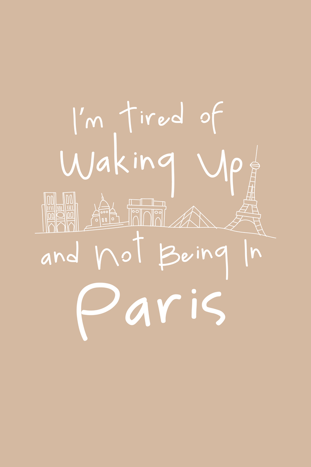 Paris Dreaming Printed T-Shirt For Men - WowWaves - 1
