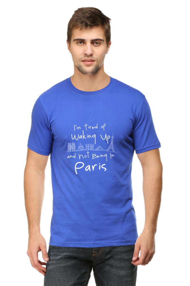 Paris Dreaming Printed T-Shirt For Men - WowWaves - 8