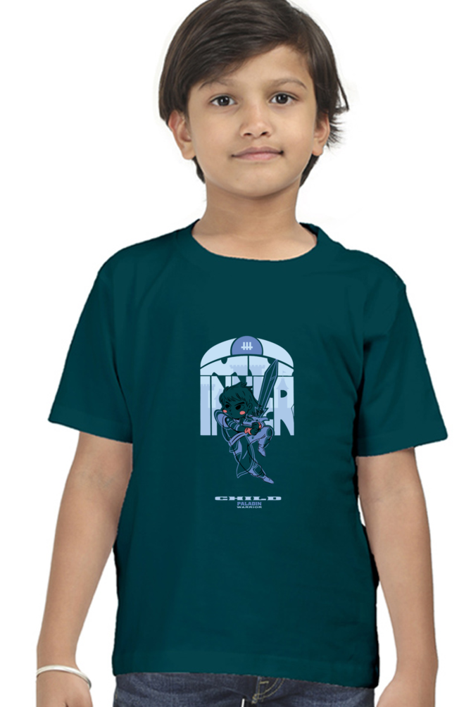 Warrior Kid Printed T-Shirt For Boy - WowWaves - 11