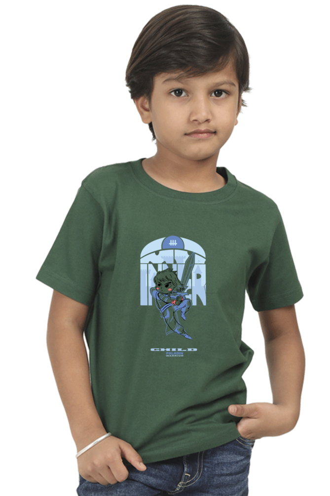 Warrior Kid Printed T-Shirt For Boy - WowWaves - 2