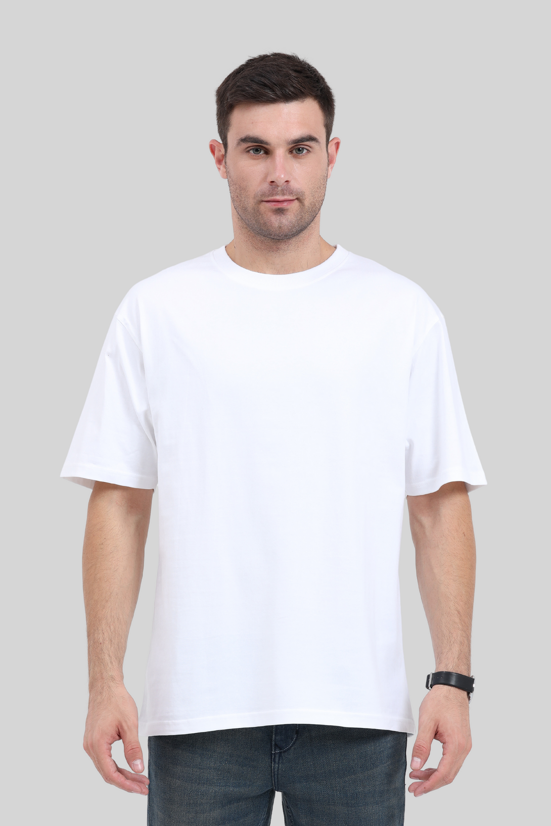 White Oversized T-Shirt For Men - WowWaves