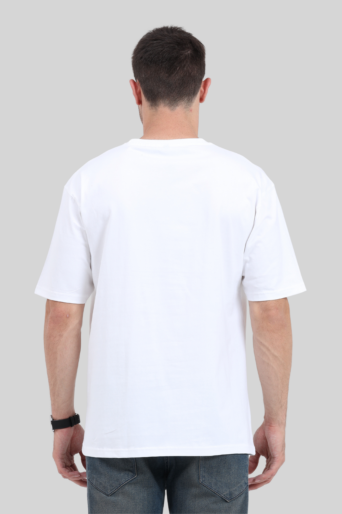 White Oversized T-Shirt For Men - WowWaves - 1