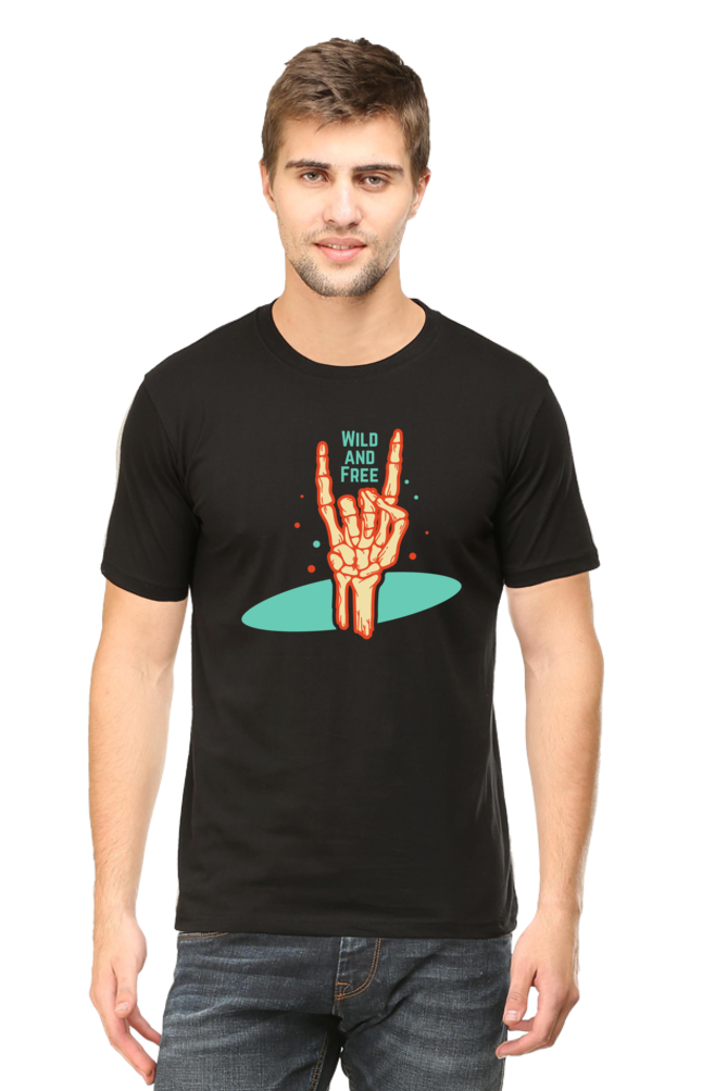 Wild And Free Printed T-Shirt For Men - WowWaves - 8