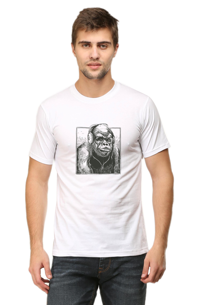 Gorilla Music Printed T-Shirt For Men - WowWaves - 6